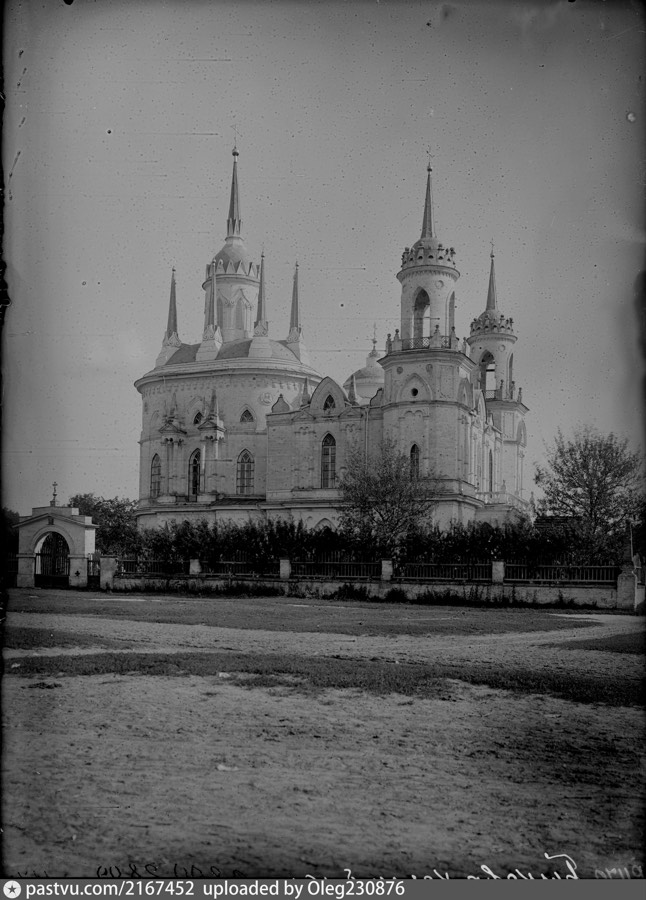 Усадьба Быково. Храм Владимирской иконы Божией Матери. Общий вид с севера, 1911