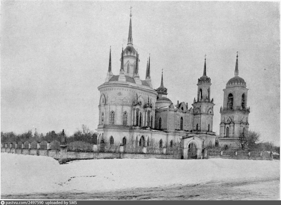 Церковь в селе Быково. Общий вид, 1914