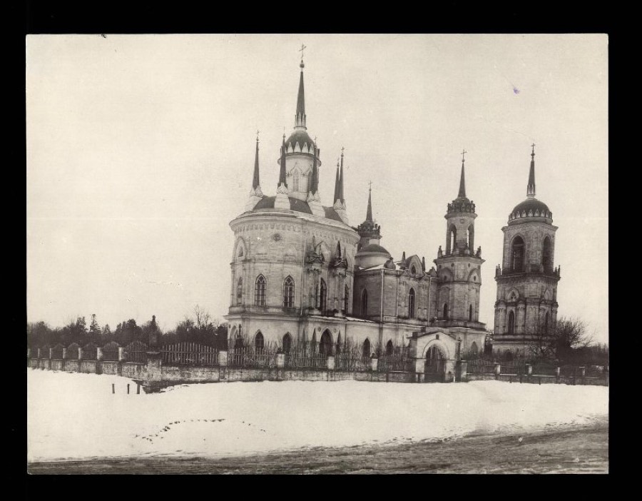 Быково. Церковь по проекту архитектора М. Казакова с колокольней, Начало XX в.