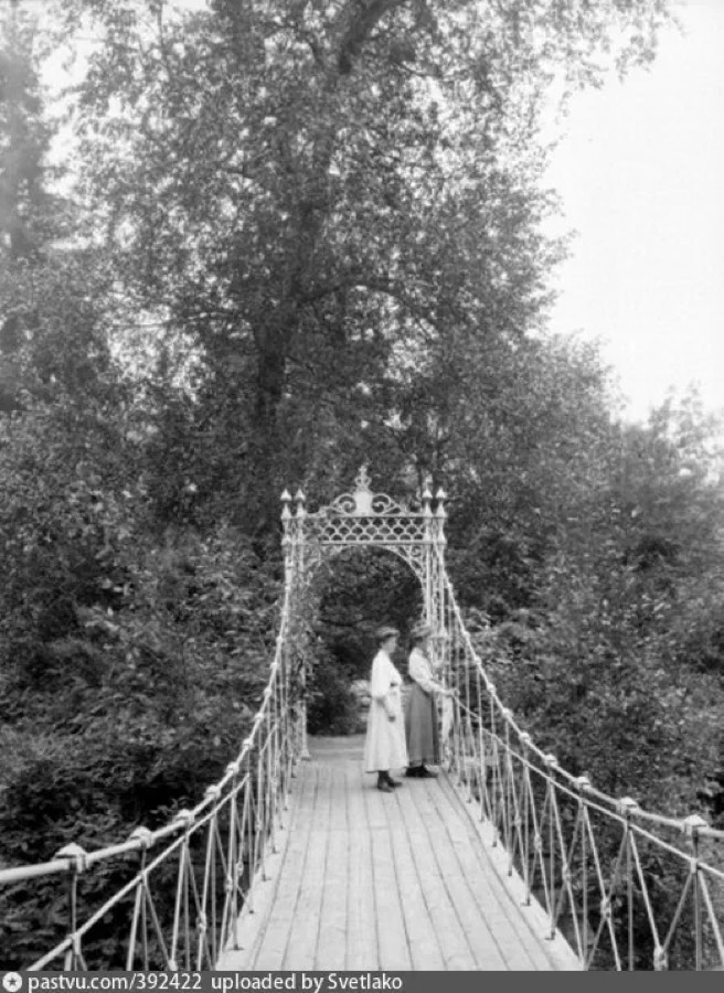 Усадьба Воронцовых. Мост, 1910