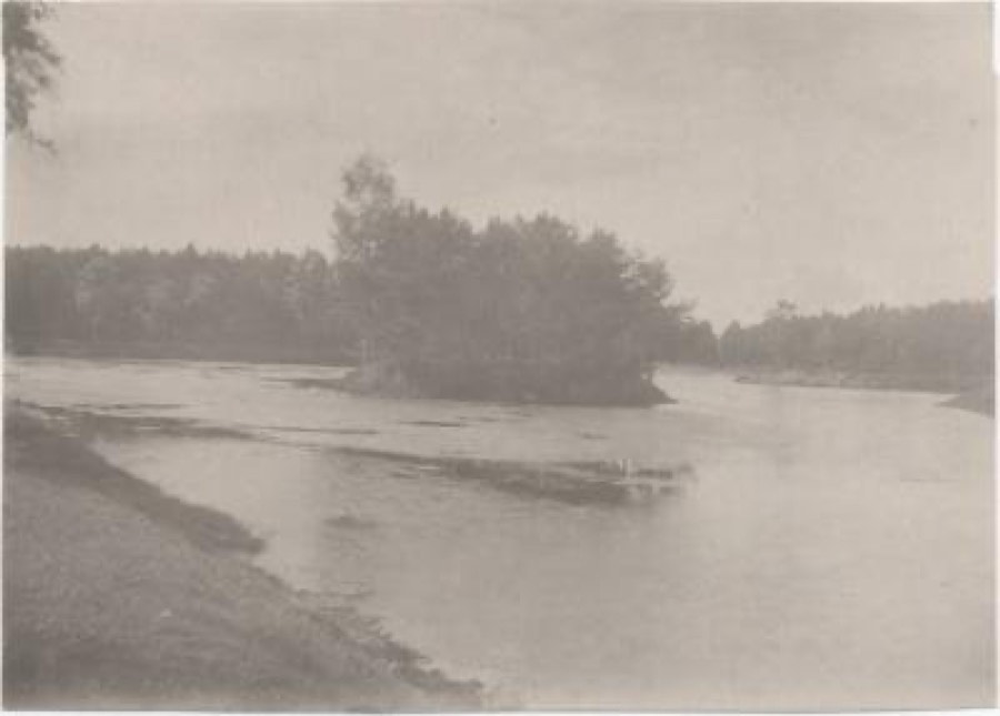 Усадьба Быково. Москва. Вид на пруд, 1933